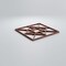 Ekena Millwork Extra Small Jamestown Decorative Fretwork Wood Wall Panels, Walnut, 7 3/8"W x 7 3/8"H x 3/8"T WALW08X08X0375JTNWA - alternate 6
